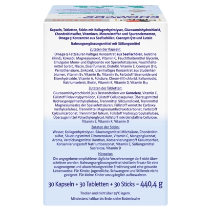 Abbildung der Produktverpackung Doppelherz system CHONDRO-KOMPLEX Seitenansicht rechts